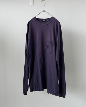 -Stussy- Vintage 80s M Long Sleeve T-Shirt