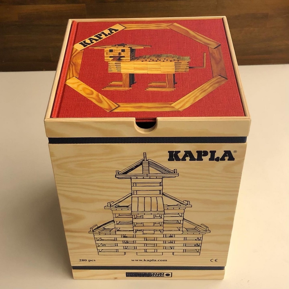 KAPLAカプラ社 / KAPLA280(赤)+日本語ガイドブック | wg-anne