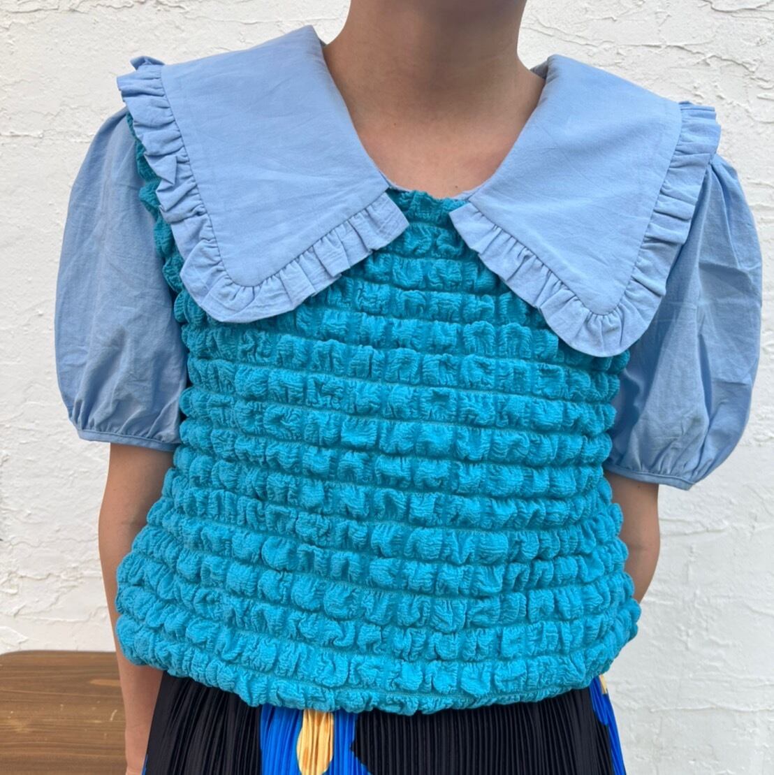 popcorn tank top_LN01353