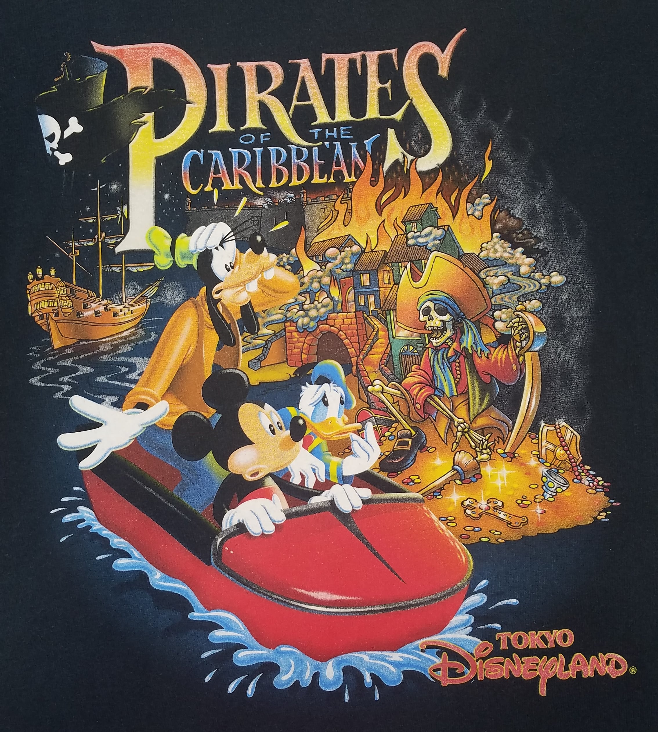 【激レア】カリブの海賊　ヴィンテージTシャツ