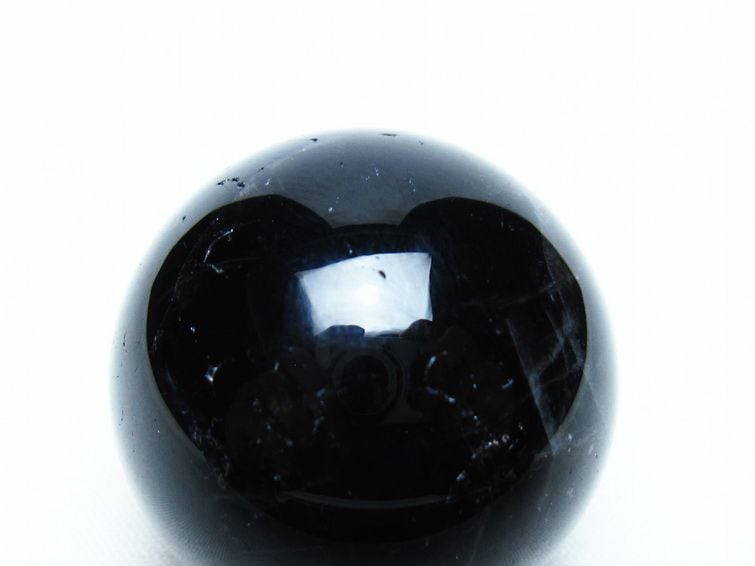 黒水晶 丸玉 34mm モリオン スフィア 置物 一点物 141-8149 | 天然石