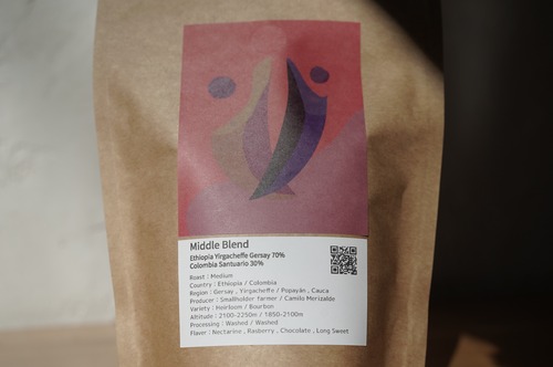 Middle Blend / 300g　 "Medium Roast"