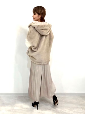 ヴィンテージサテンプリーツパンツ