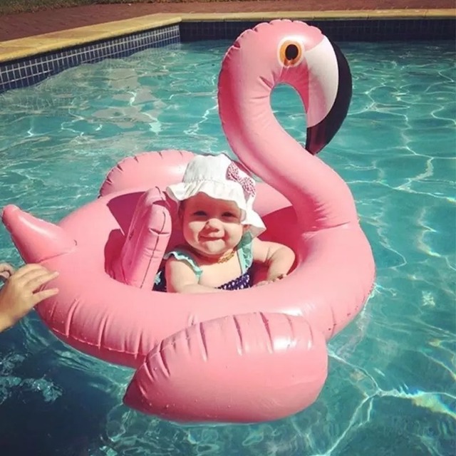 ベビー浮き輪 お風呂のおもちゃ 足入れ 可愛い ピンク フラミンゴ 大人気 Melissa 新品更新中