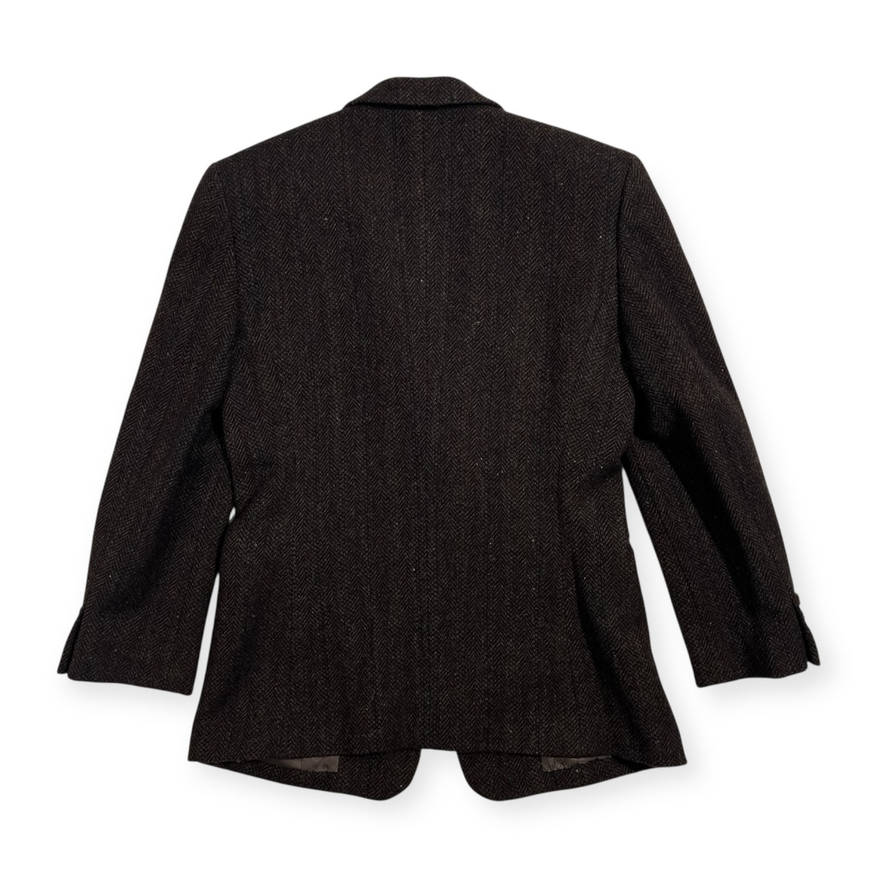 美品 Mademoiselle NON NON マドモアゼルノンノン SYDNEY H SHAW 英国製生地 ツイード ウール テーラードジャケット /パパス/日本製