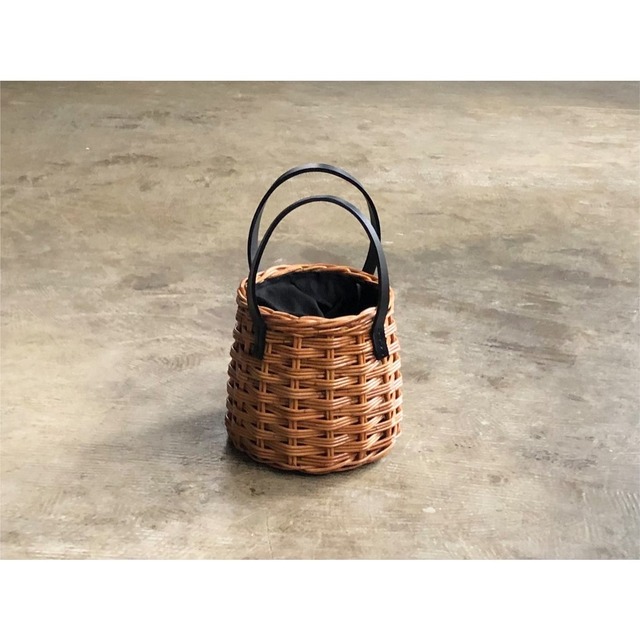 再入荷 The Bagmati(バグマティ) Rattan Wicker×Leather Square Handle Bag