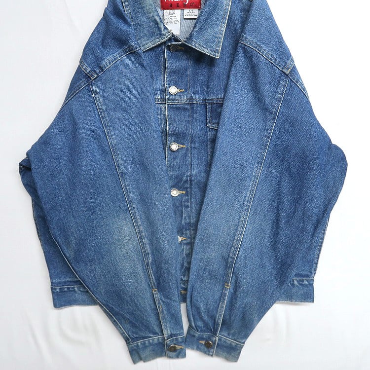 【Wrangler】ヴィンテージデニムジャケット 古着 ラングラー Wrangler デニムジャケット ジージャン 表記：L