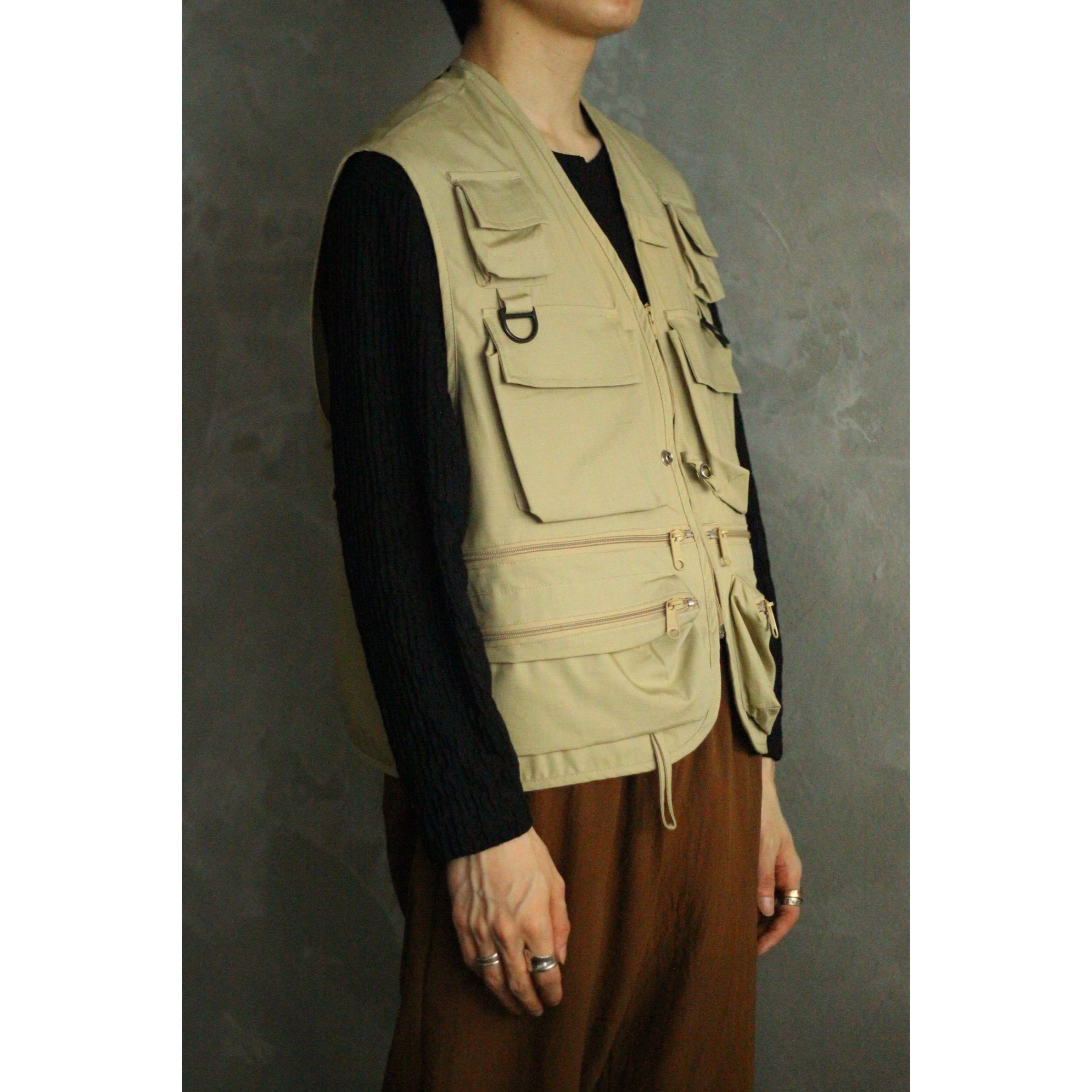 N/S 1980's Woolrich リップストップ フィッシングベスト 【0545】 | cv