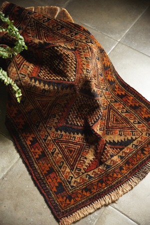 936 -Vintage Baluch rug