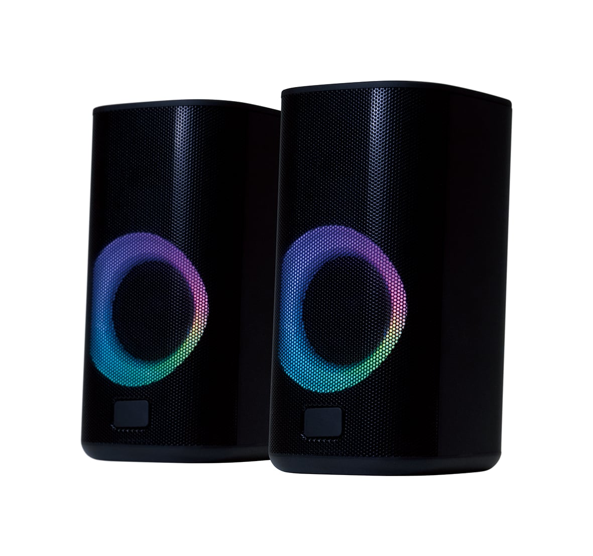 GRAV リングLEDペアスピーカー GRV-BS03LB-BK | Pay ID