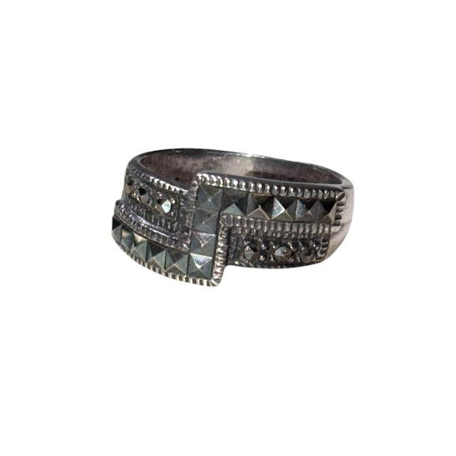 vintage silver studs ring