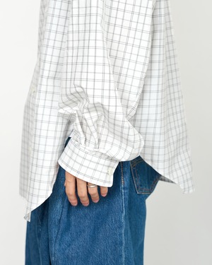 HED MAYNER "OVERSIZED LS SHIRT CHECK"