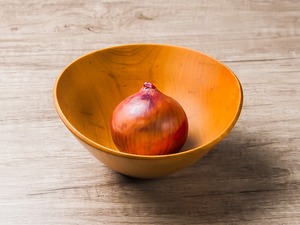 山桜 ウッドボウル17cm no.2（サラダボウル）／Canaria Wood Works