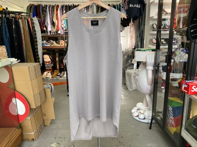 FEAR OF GOD FIFTH COLLECTION MESH LONG TANKTOP GREY LARGE 79191
