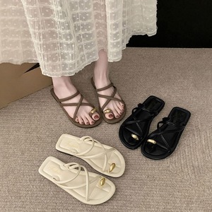 ストラップ サンダル ぺたんこ レディース 春夏 韓国 リングサンダル 大人 シンプル きれいめ フラットサンダル 履きやすい 疲れにくい 軽量 プール 海水浴 ビーチ 大人可愛い 大人女子