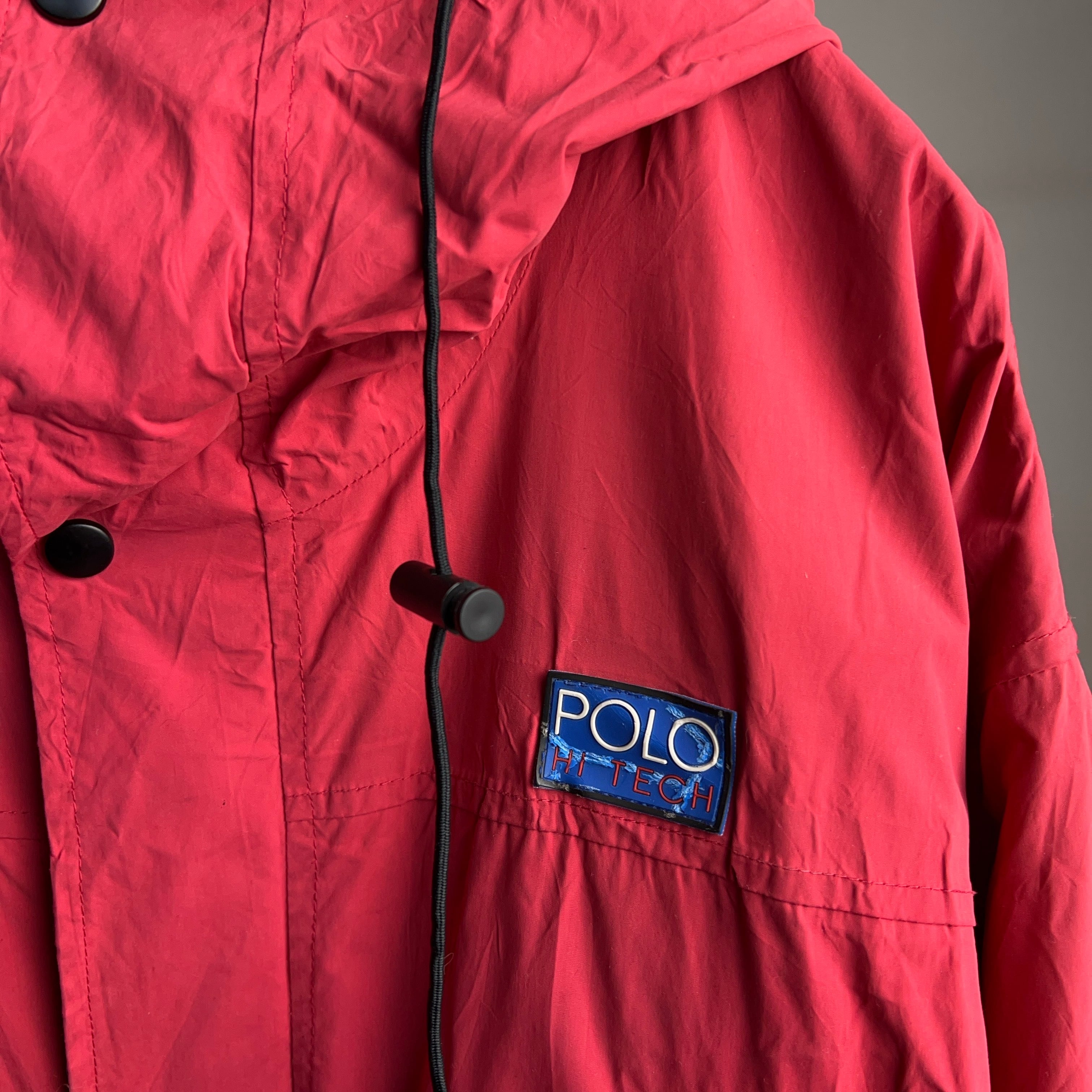 90's Polo by Ralph Lauren HI-TECH Nylon Jacket SIZE S 90年代 ポロラルフローレン ハイテック  ナイロンジャケット マウンテンパーカー アウトドア【1000A659】【送料無料】