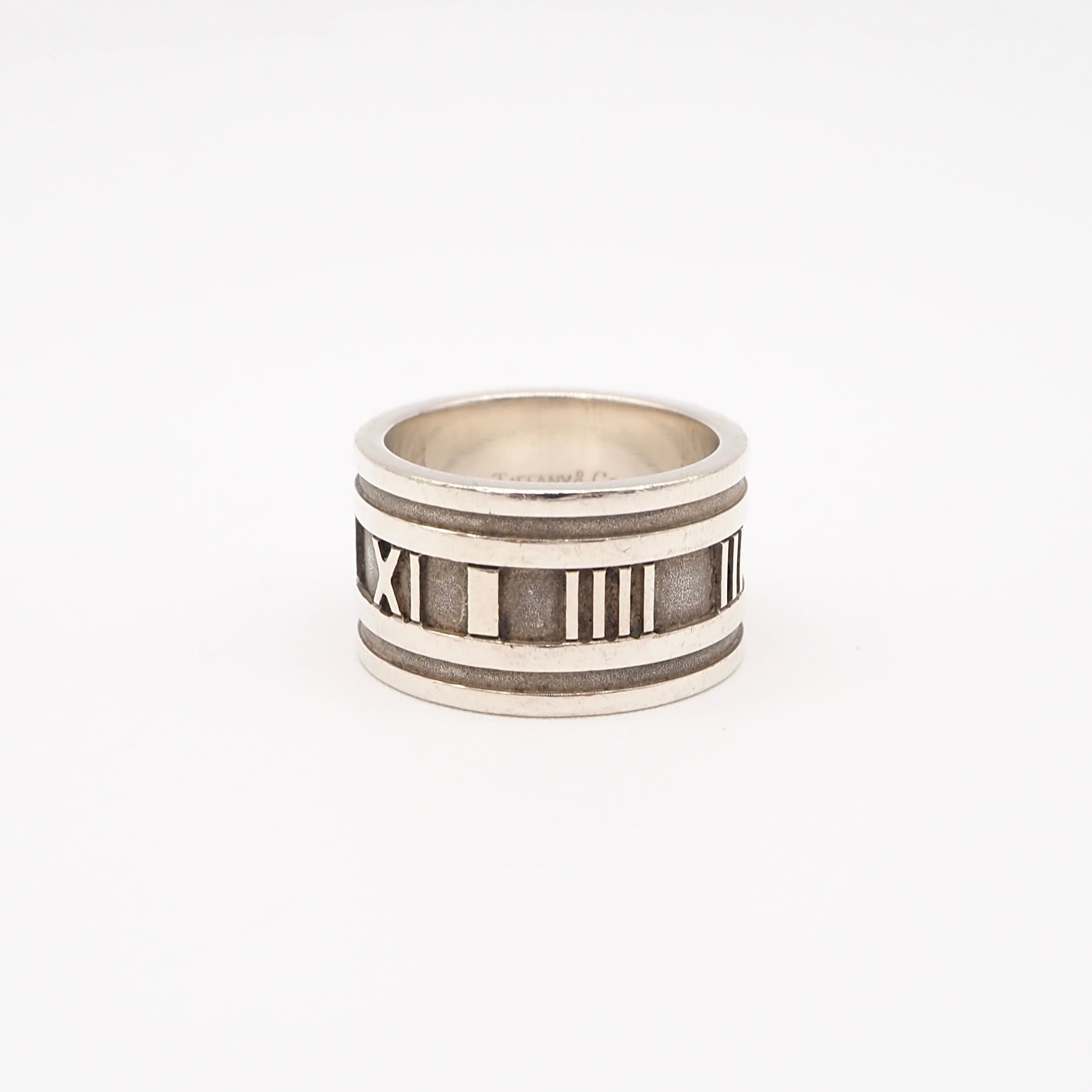 Tiffany&Co. 約14号 アトラスワイドリング シルバー925 ティファニー
