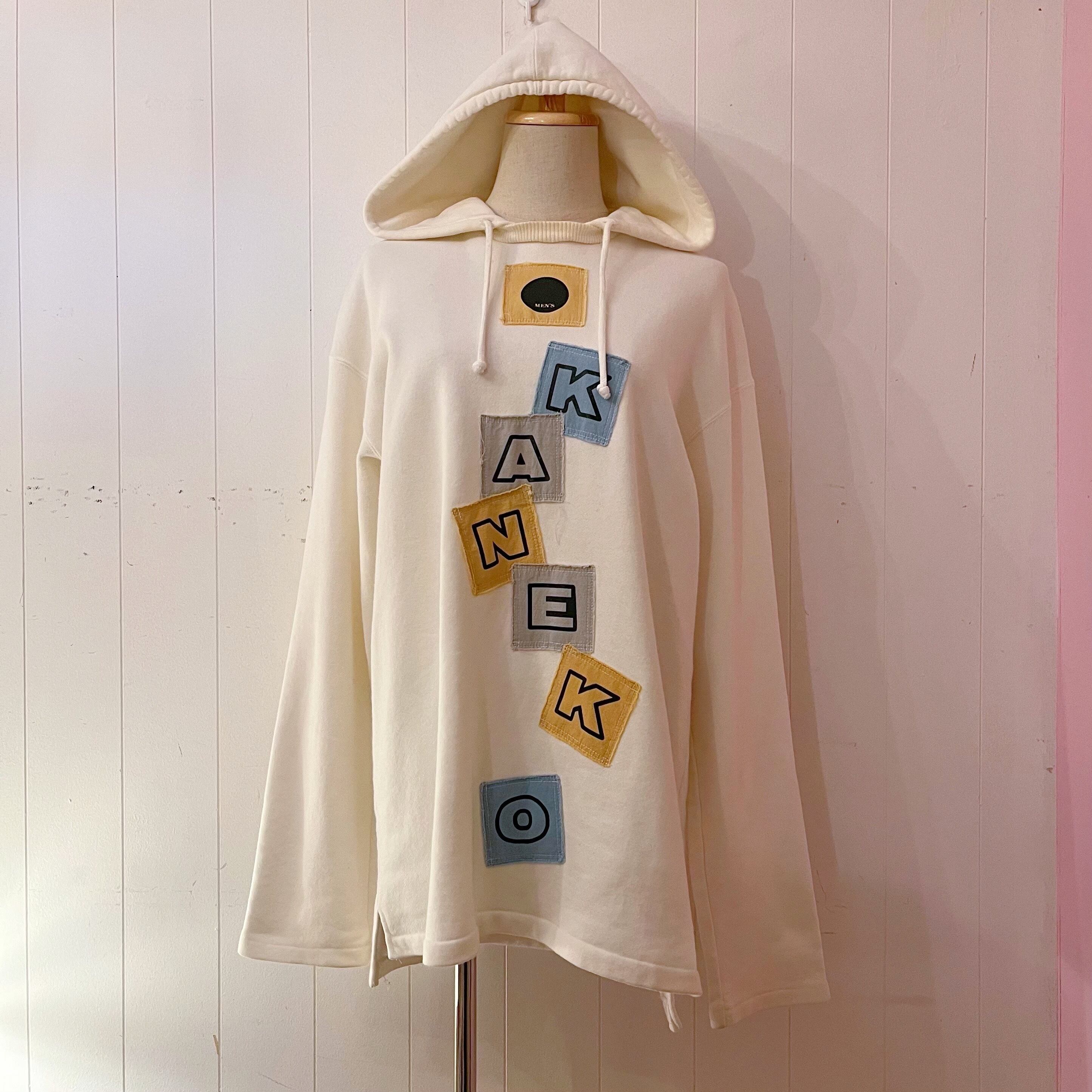 KANEKO ISAO / white hoodie sweat