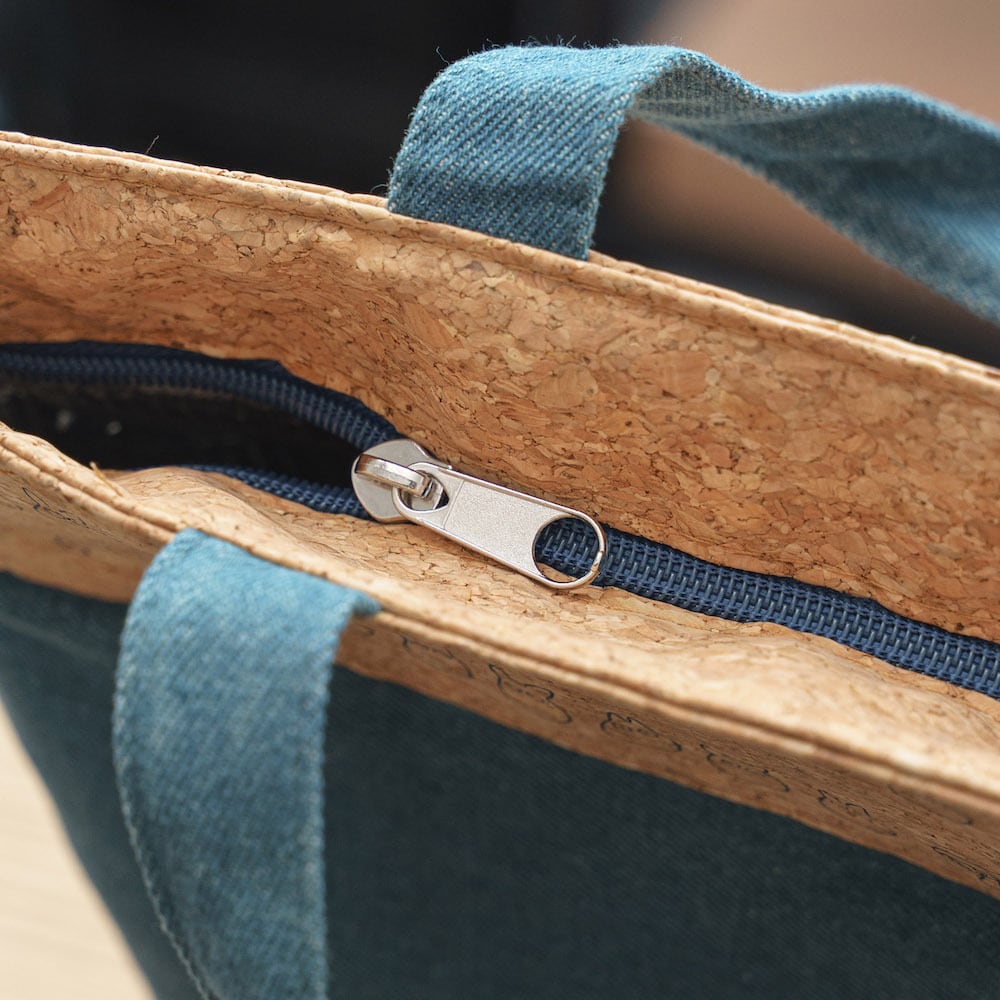 となりのトトロ コルク×デニムランチバッグ M（9351） | すすのこ商店