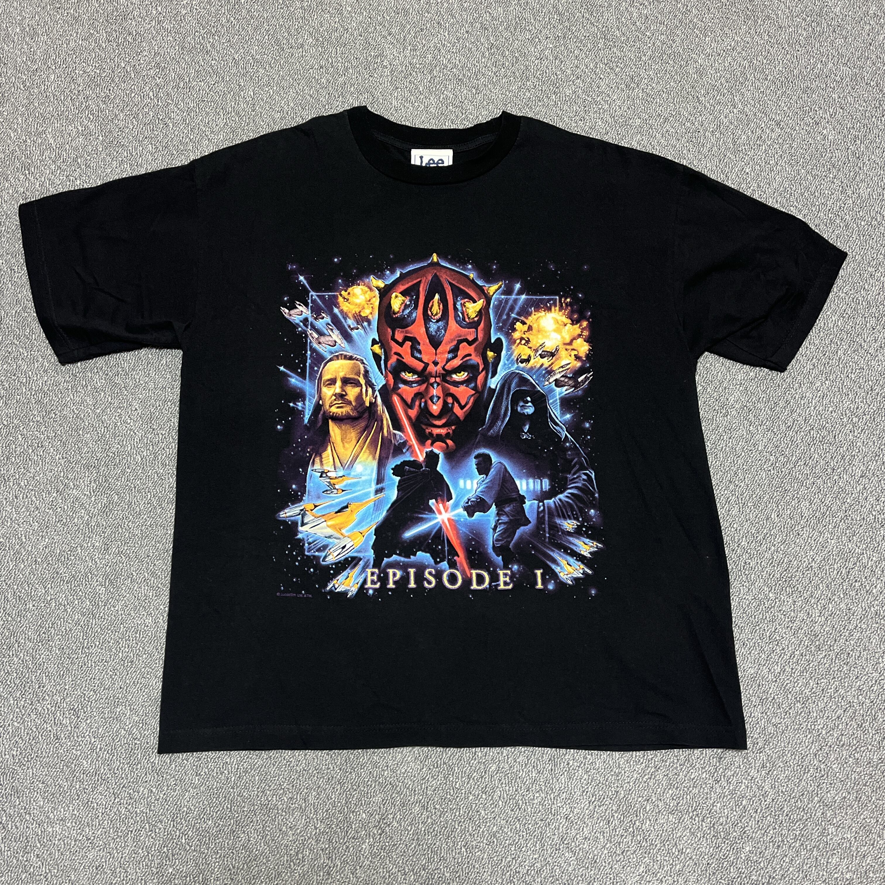 00s OLD STUSSY/Naomi Campbell print Tee/L/ナオミキャンベルプリント