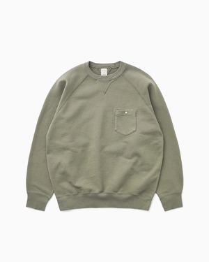 ★[Khakis] Club Crewneck Olive 正規品 韓国ブランド 韓国ファッション 韓国代行 カーキス 日本 店舗 (Khakis)