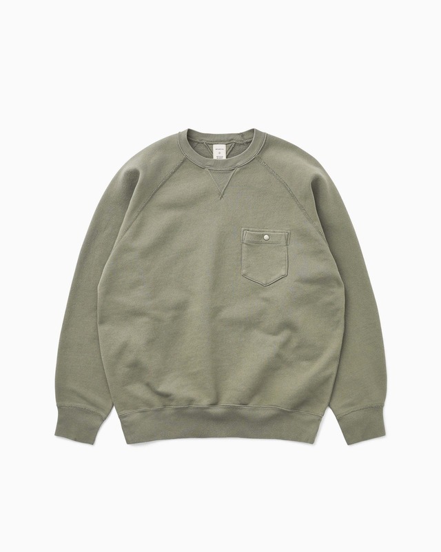 ★[Khakis] Club Crewneck Olive 正規品 韓国ブランド 韓国ファッション 韓国代行 カーキス 日本 店舗 (Khakis)
