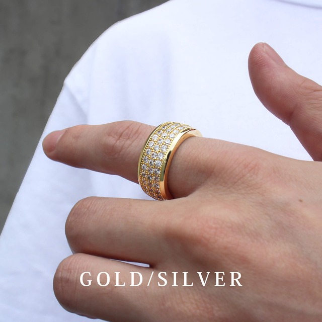 Iced Out Line Ring MR1-44