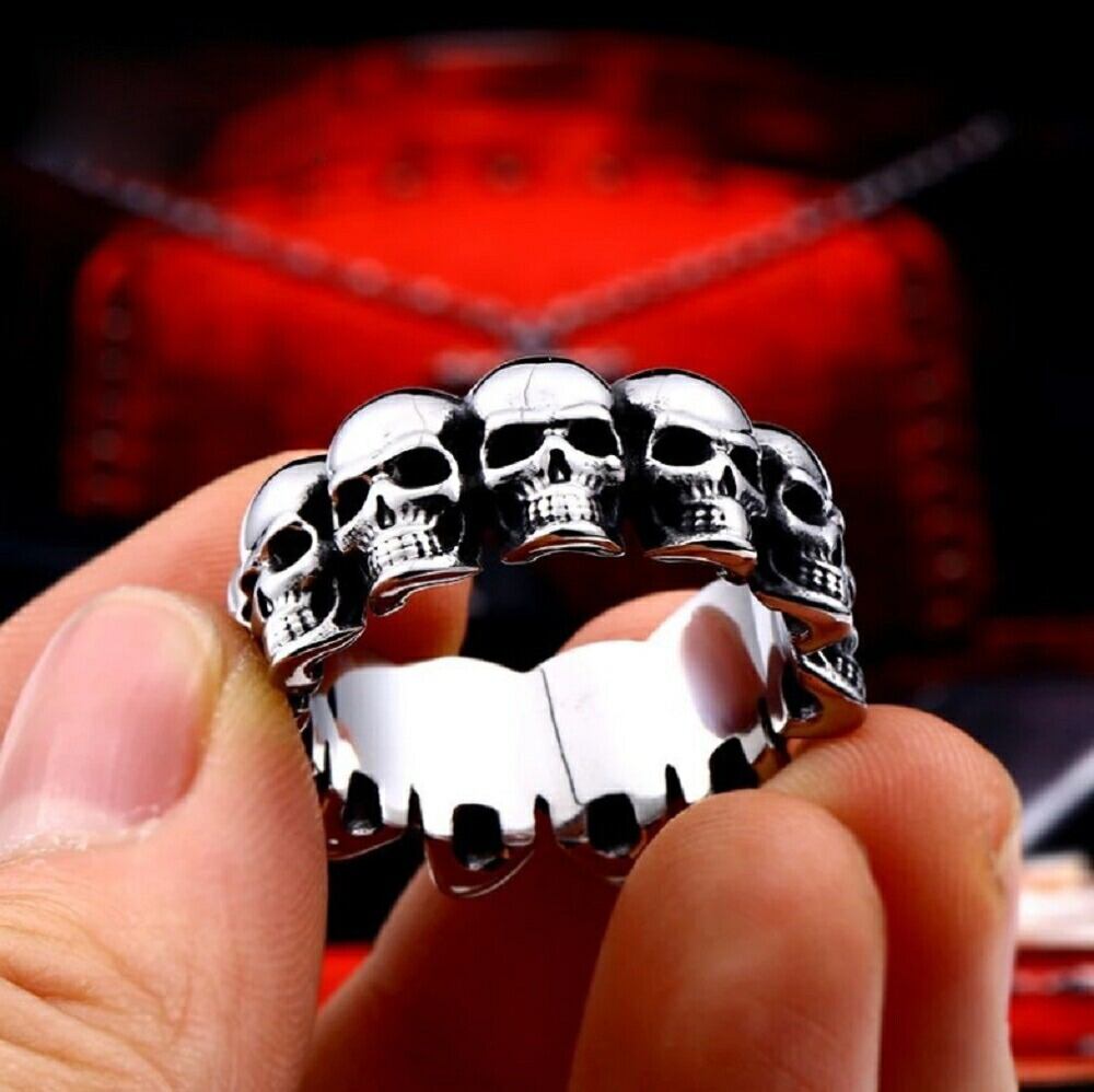 在庫限り] ドクロ バイキング リング 指輪 悪魔 地獄 モンスター