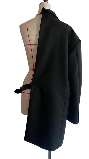 完売！25aw今季物新品未使用フミエタナカfumietanakaハーフジャケット 25AW】FUMIE TANAKA フミエタナカ / half jk / ハーフジャケット