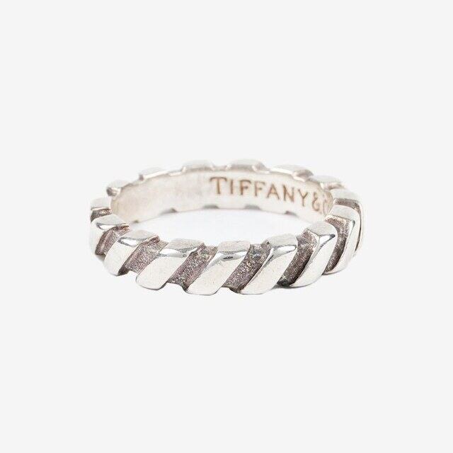 良品】TIFFANY ツイストリング シルバー ヴィンテージ | Hi-end Brand ...