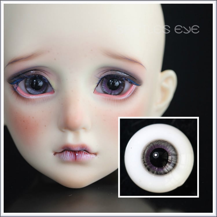 新品★22㎜　3色セット　ビスクドール　グラスアイ 新品☆22㎜ 3色セット ビスクドール グラスアイ