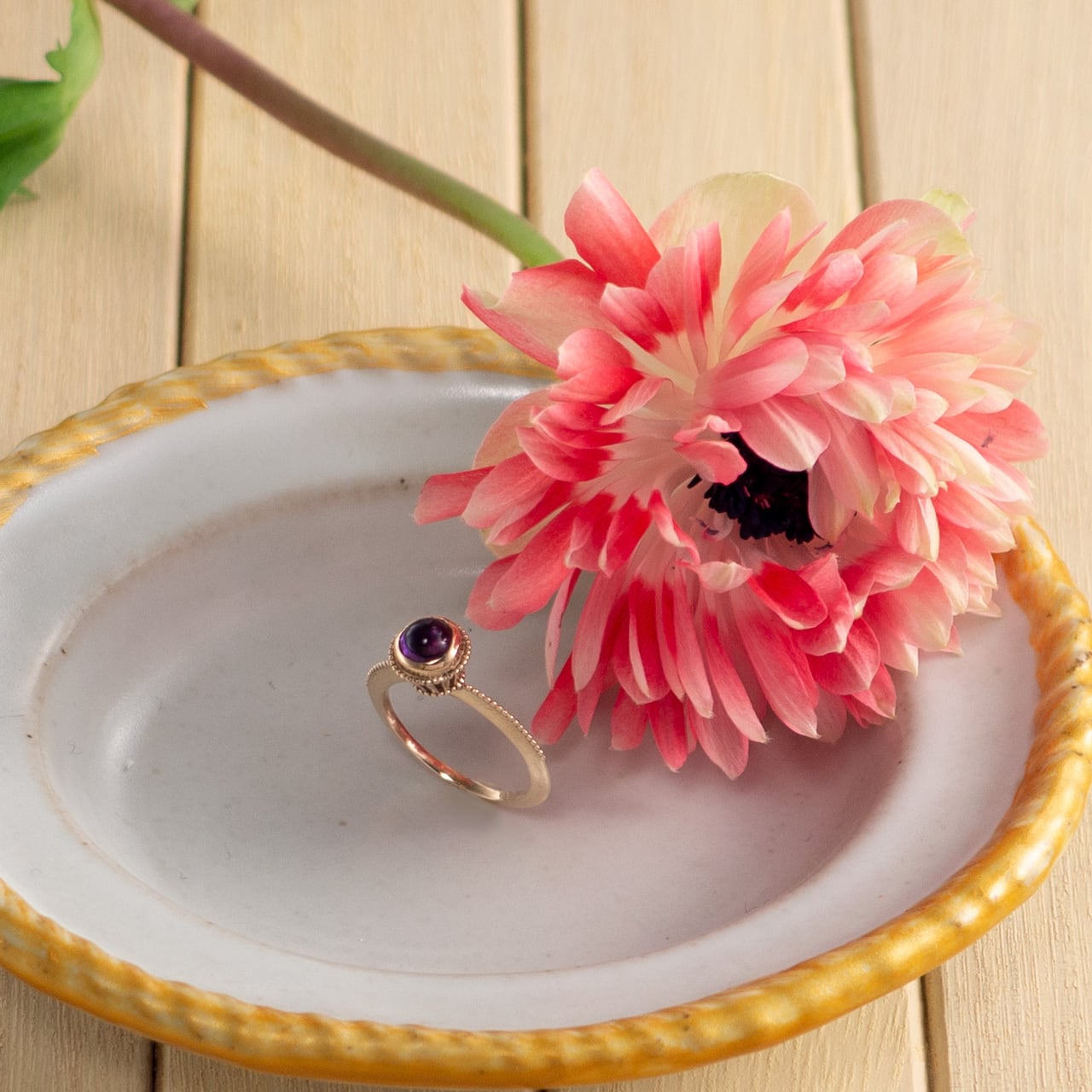 カップケーキの指輪(cupcake&bijoux ring) 10K