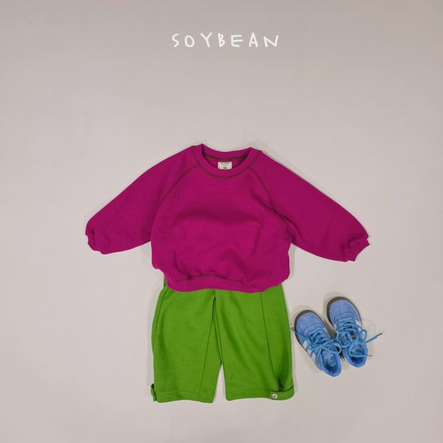 《送料無料》予約:ビビッドライントレーナー【soybean】