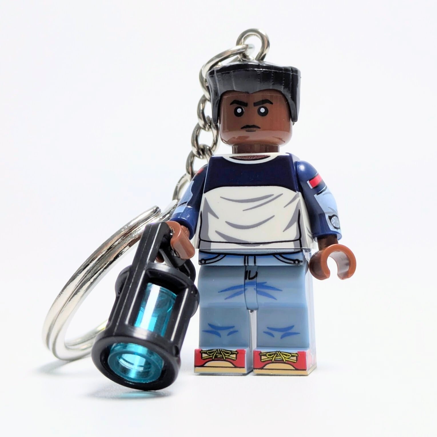 ★ブロックフィギュアキーホルダー★【 Stranger Things / ストレンジャーシングス 】 エリカ・シンクレア 〚アメリカン雑貨 アメトイ〛