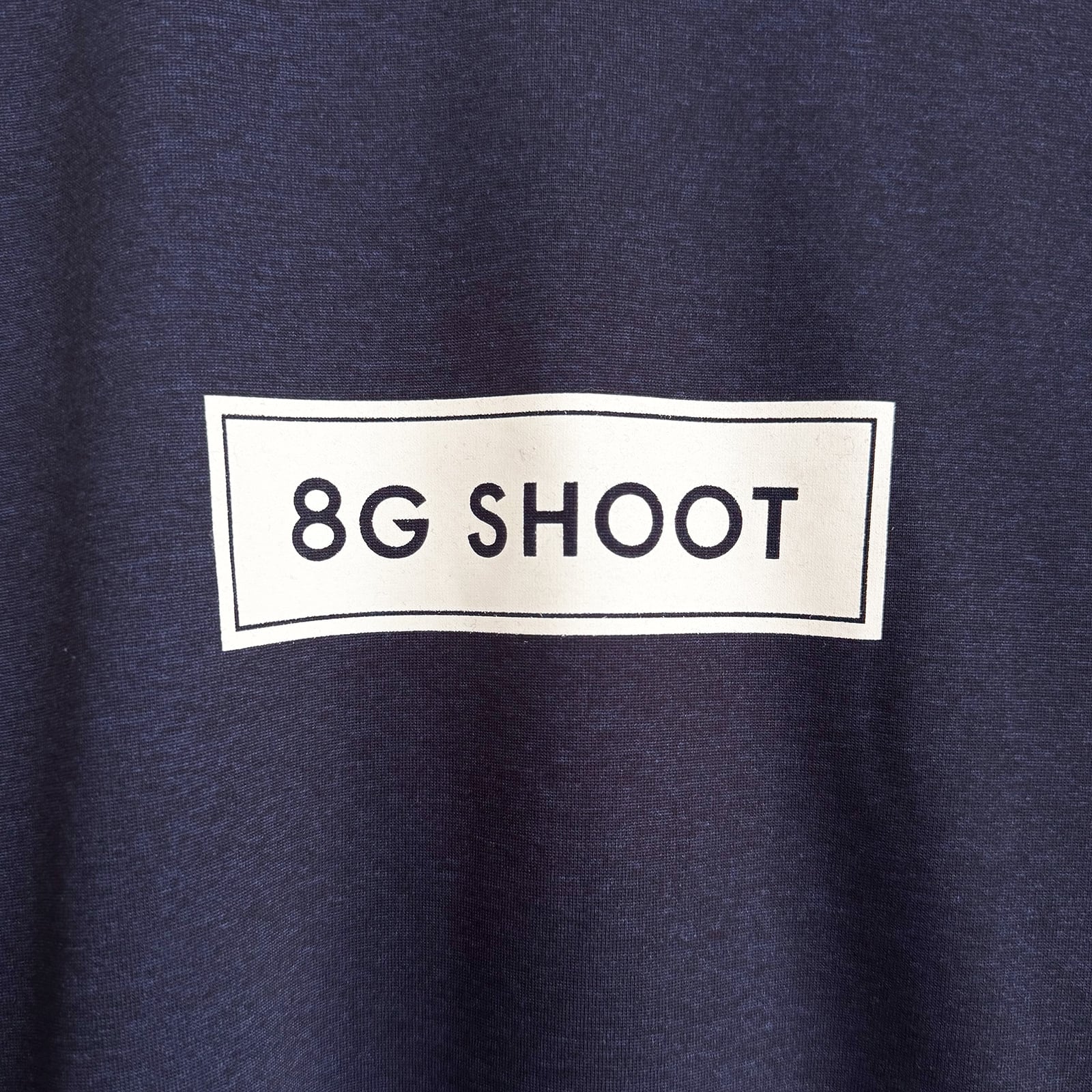 PLATING L/S BOX LOGO MOCK NECK TEE -NAVY- | 8G SHOOT WEBSTORE