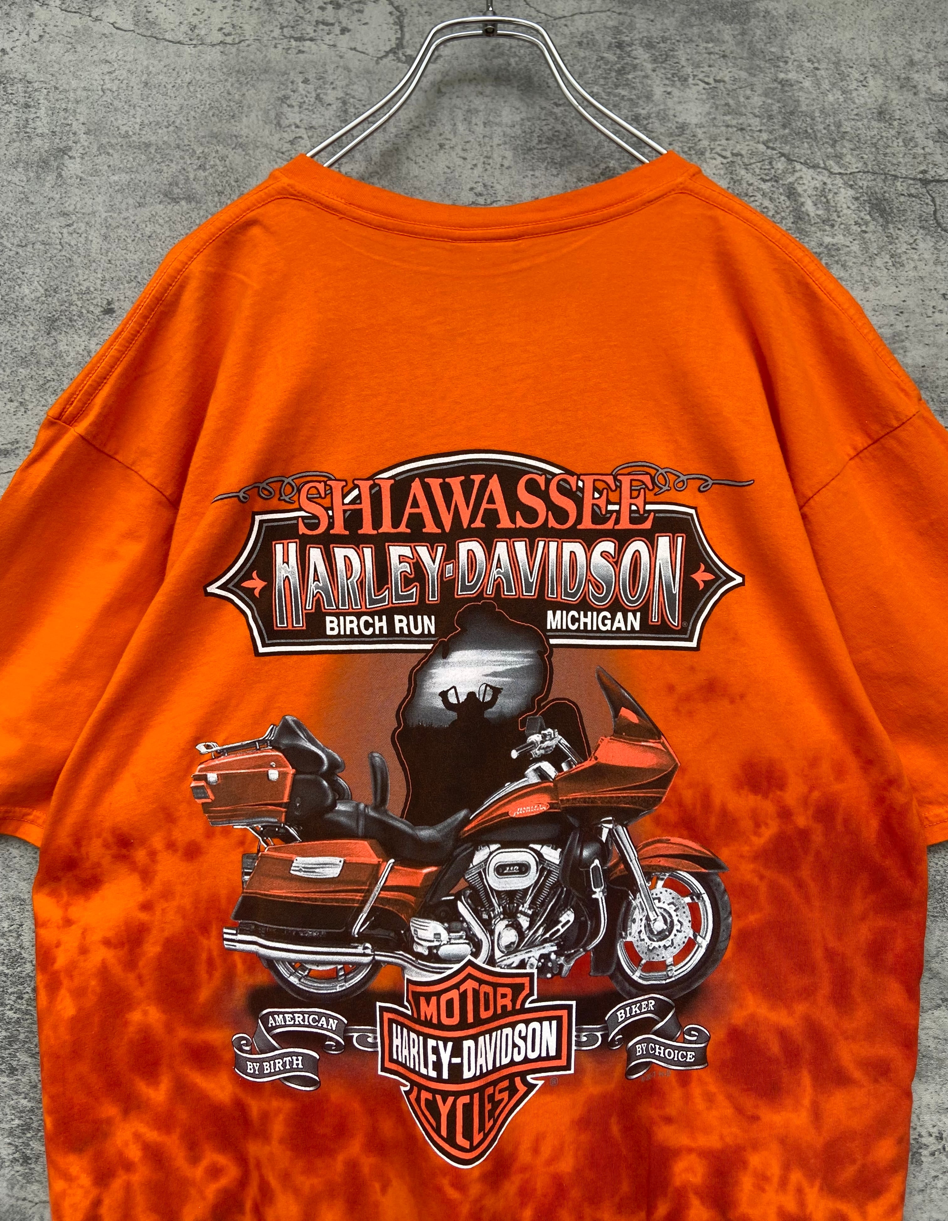 Harley-Davidson ハーレーダビッドソン 両面ビッグロゴ Tシャツ