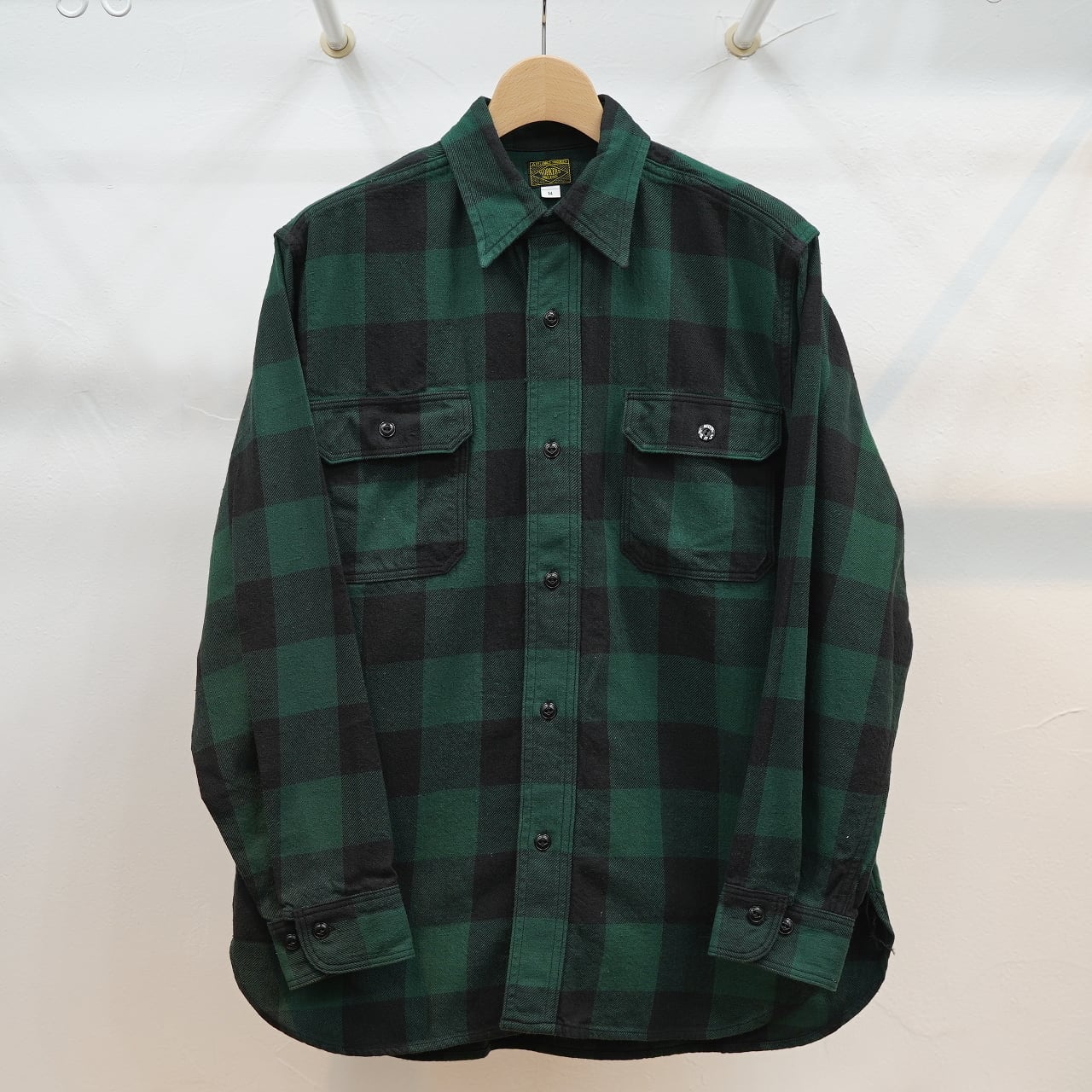 Workers(ワーカーズ) デラックスシャツ グリーンバッファローチェック