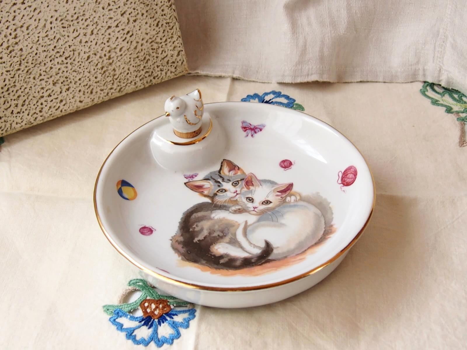 フランスアンティーク　ベビープレート　保温皿　リモージュ