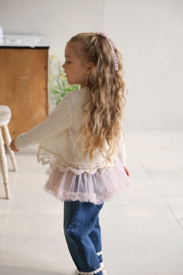 【即納】<flo>  Pillar cardigan