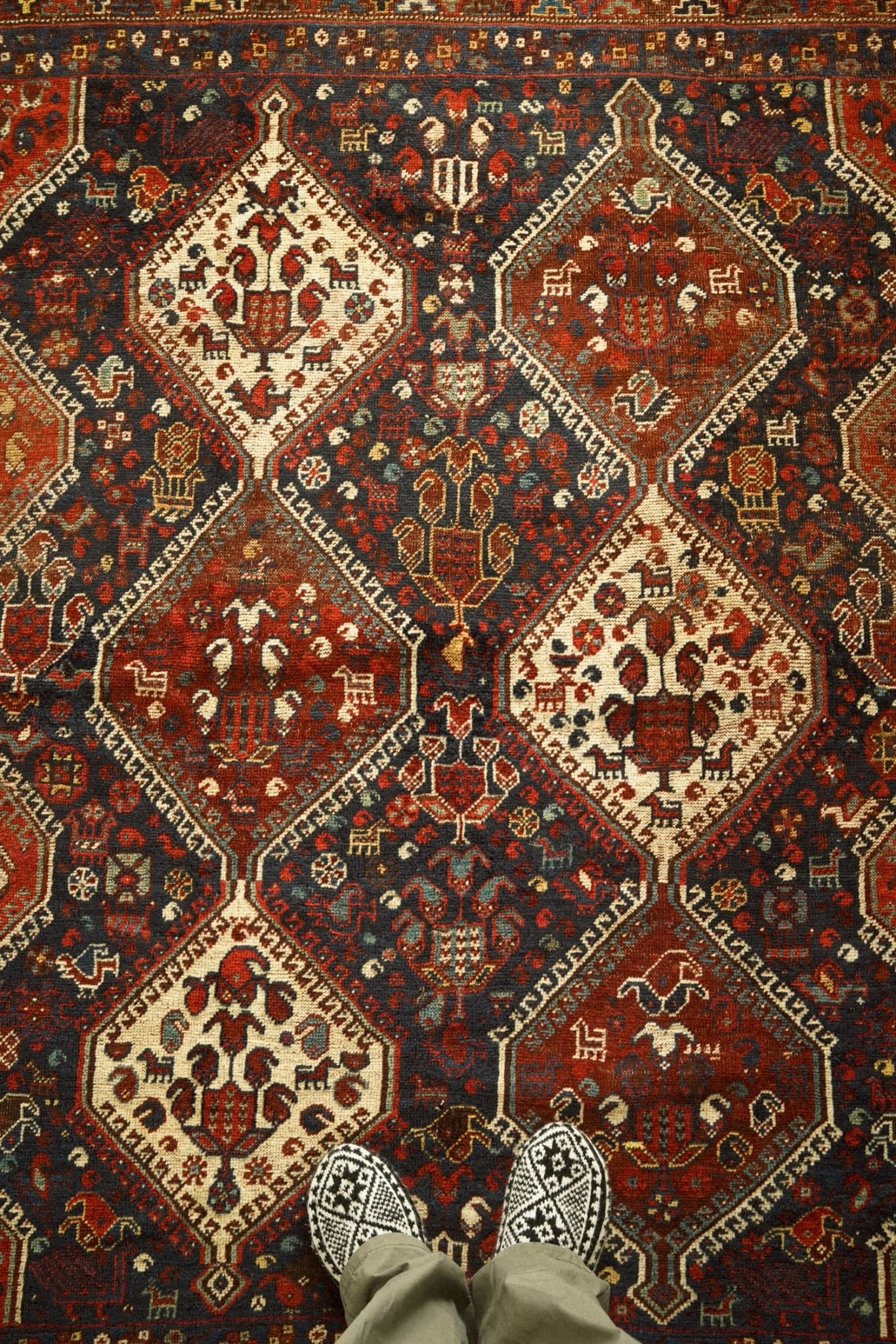 860 -Vintage Turkmen Ali Khoja rug | PAY ID