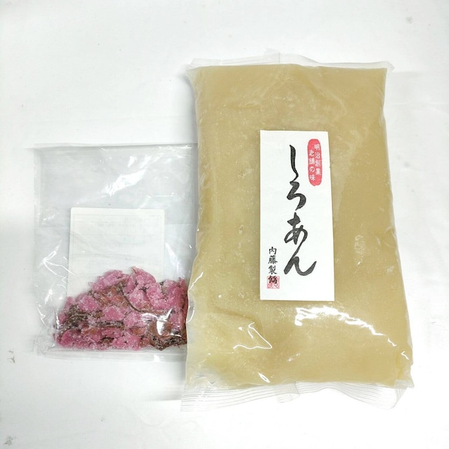 上白あん1kｇ桜の花塩漬け30ｇセット