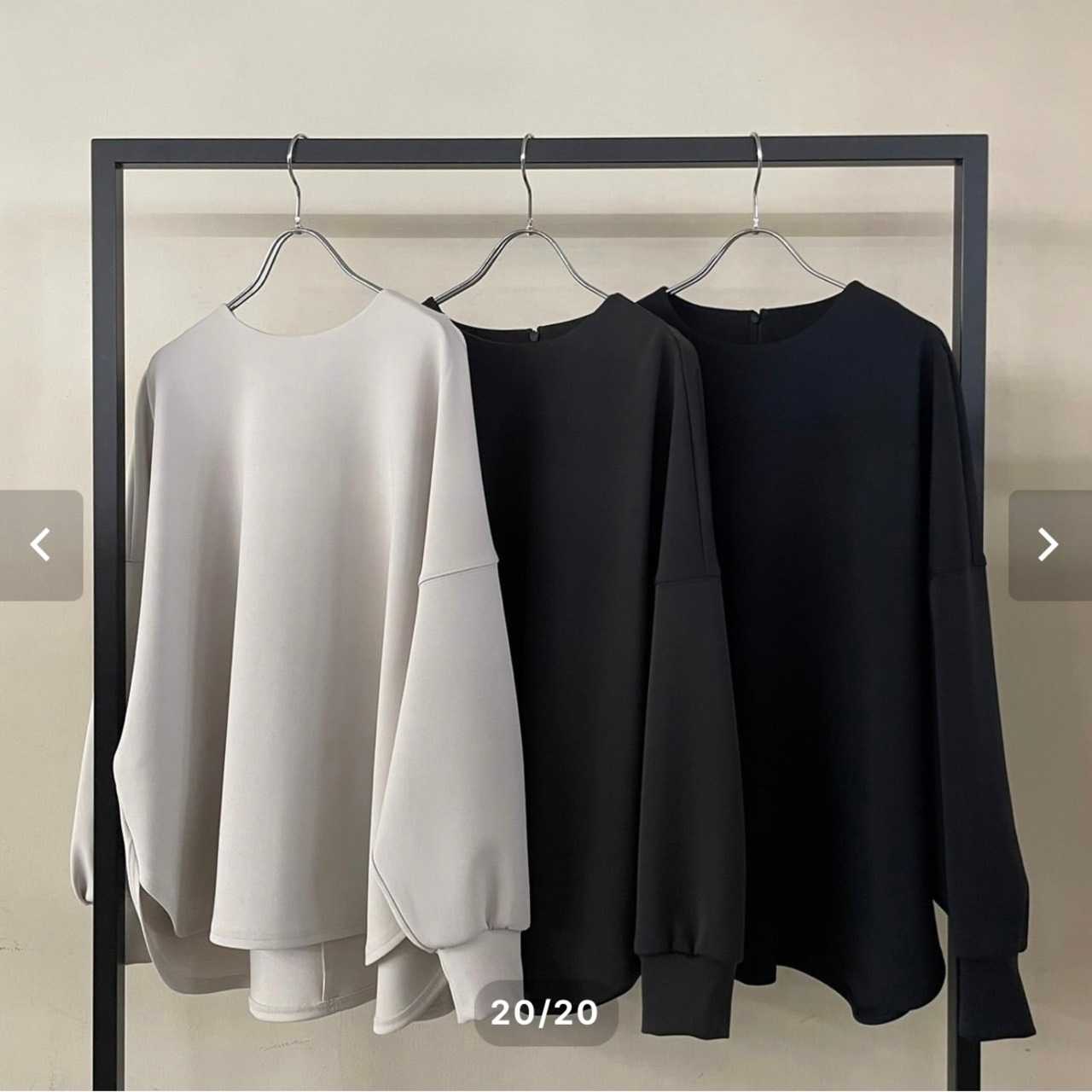 再入荷しました！cafune double knit relax pullover 35934 納期/即納 