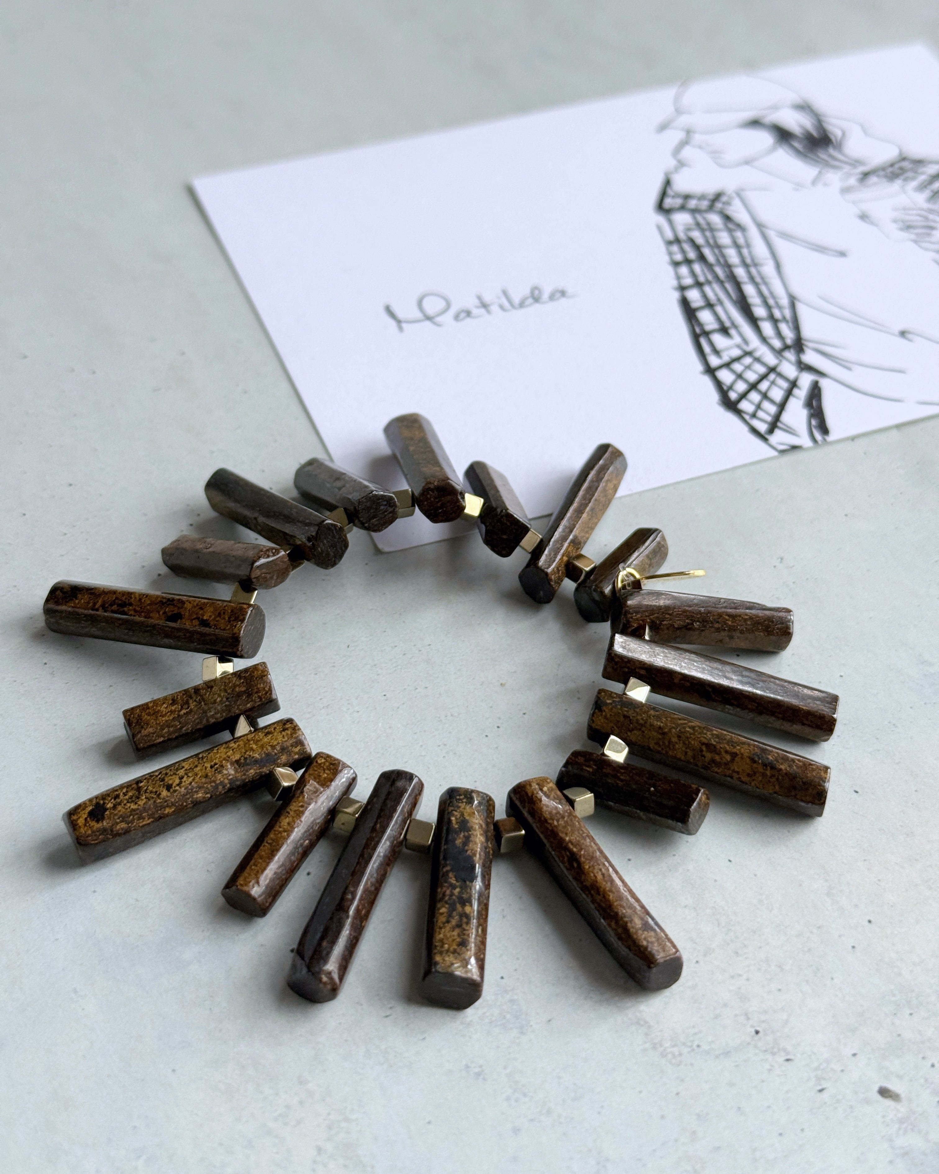 tumble bracelet(ブロンザイト)