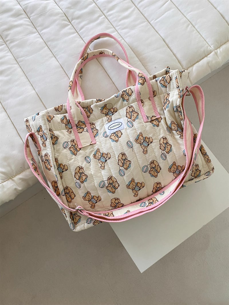即納】くまちゃんヌビバッグ マザーズバッグ | yumyumyummy