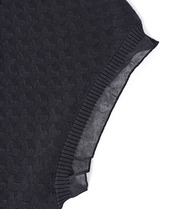 COOLAロゴスリーブレスニット (BLACK) CQ-47002