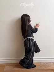 エリーモリー / ELLY MOLLY / ブラッシュ配色タートルネック / 韓国子供服 / ジュニア / 26winter〖取寄〗*13~15号*