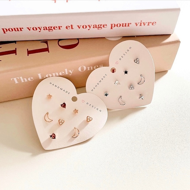 heart luna set pierce【 2color 】