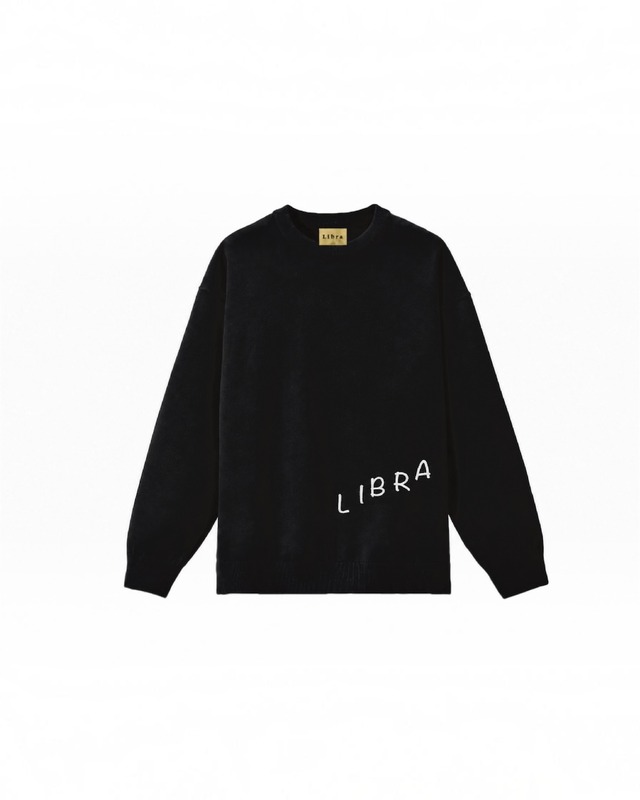 LIBRA Long-Sleeve Knit 【Black】LB-26