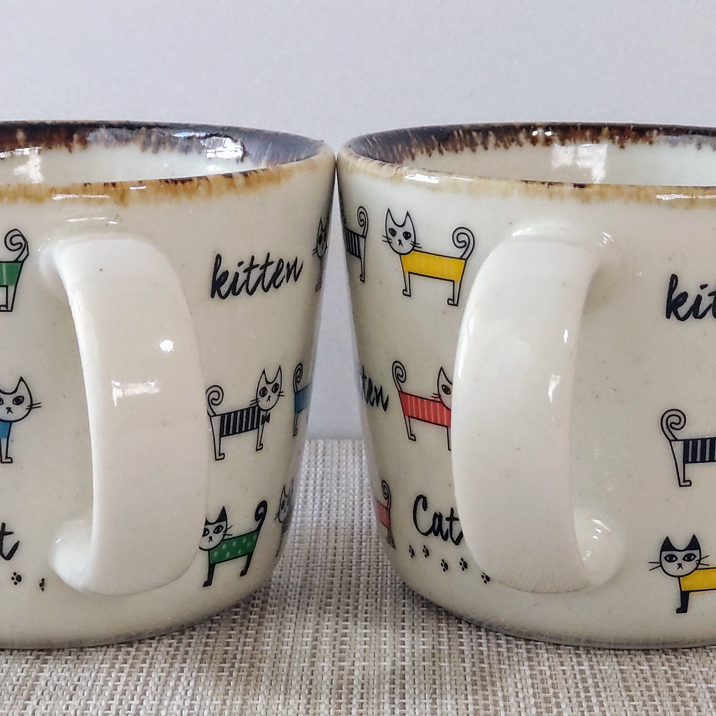 新品 日本製 美濃焼 猫 ねこ マグカップ スープカップ お洒落 | うつわ