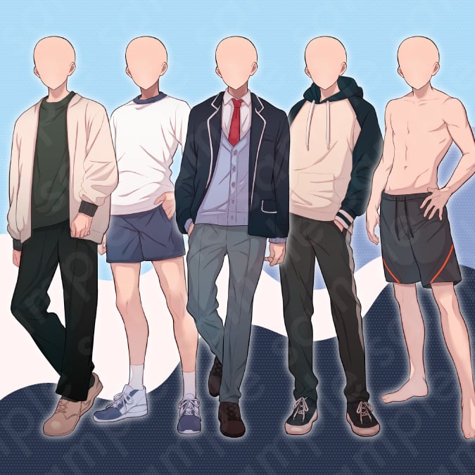 おすそ分け　コラージュ素材　男子　制服 9d79e83a24b2911d4002eccd31ea79